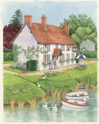 The Boat Inn, 2003 (wc på papir)
